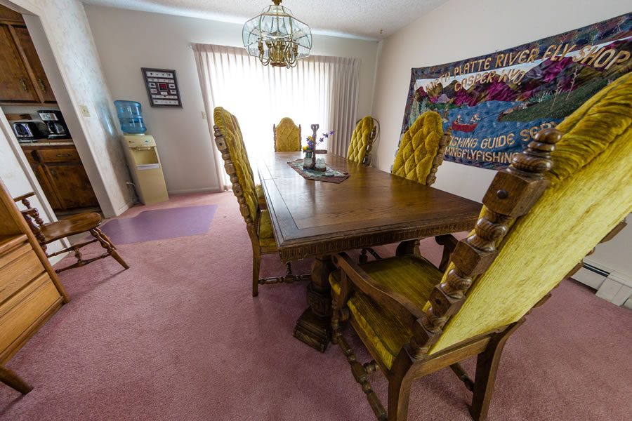 Formal dining area