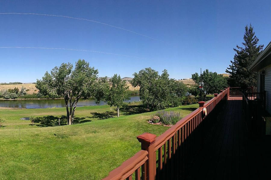 View from deck