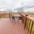 Deck dining with river views